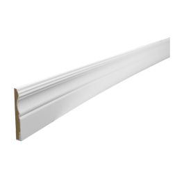 Plinthe en MDF avec apprêt blanc COLONIALE