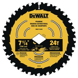 Lame de 7 1/4 po pour scie circulaire à bois