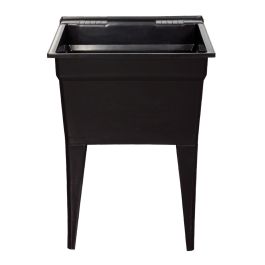 Cuve de lavage simple noire