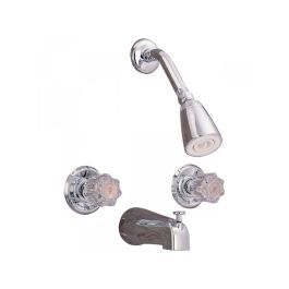 Robinet de baignoire et de douche fini chrome