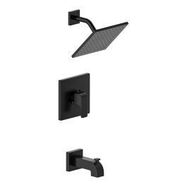 Robinet bain-douche noir Level Edge