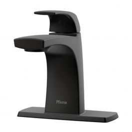 Robinet de lavabo noir mat Karci