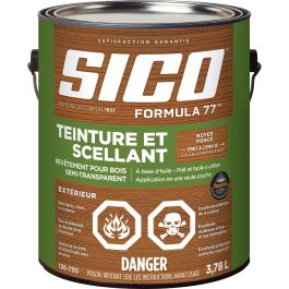 Teinture/scellant extérieur SICO FORMULA 77 noyer foncé