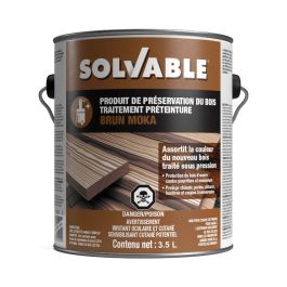Préservatif brun moka pour bois