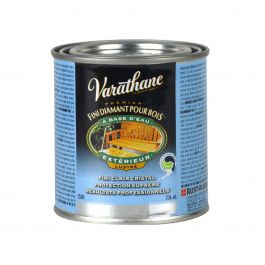 Vernis d'extérieur à l'eau pour bois fini diamant lustré