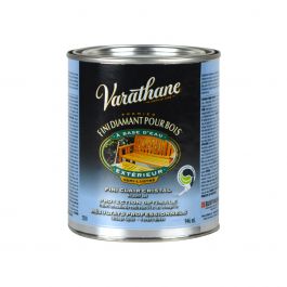Vernis d'extérieur à l'eau pour bois fini diamant semi lustré