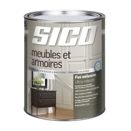 Peinture pour meubles et armoires Fini mélamine Blanc pur