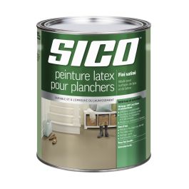 Peinture pour plancher Fini satiné Gris moyen