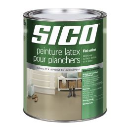 Peinture pour plancher Fini satiné Base moyenne