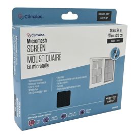 Moustiquaire noire micro toile contre les petits insectes