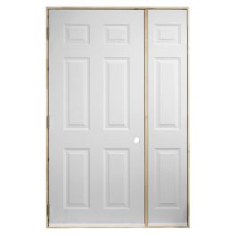 Porte d’acier pour cabanon côté gauche