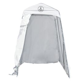 Abri utilitaire avec cordes