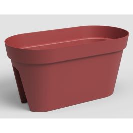 Balconnière en plastique CAPRI rouge foncée