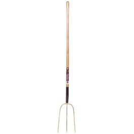 Fourche à 3 dents avec tête en acier forgé et trempé Agro