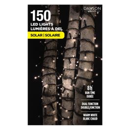 Jeu de 150 lumières solaires à DEL à double fonction