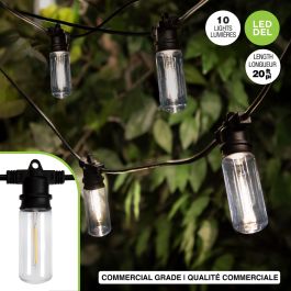 Lumières tubulaires de type blanc chaud aux filaments droits DEL
