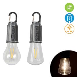 Lampe de camping DEL avec port USB suspendue