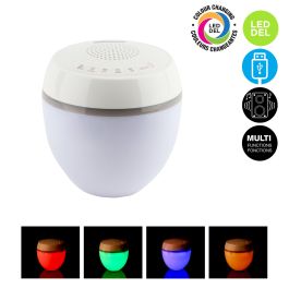 Haut-parleur flottant à DEL avec thermomètre