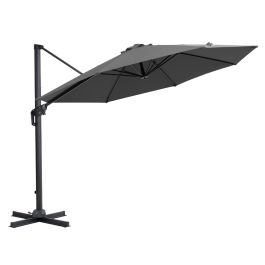 Parasol suspendu Deluxe gris