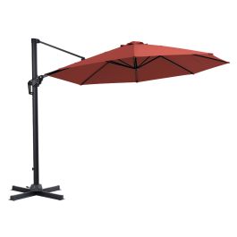 Parasol suspendu Deluxe terracotta