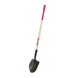 Pelle ronde à manche long en bois