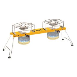 Réchaud à 2 brûleurs au gaz isobutane