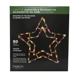 Silhouette d'une étoile illuminée