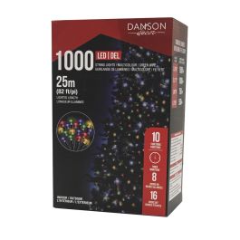 Jeu de 1000 lumières DEL multicolore