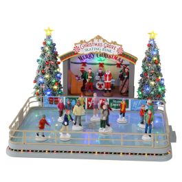 La patinoire de Noël musicale LEMAX