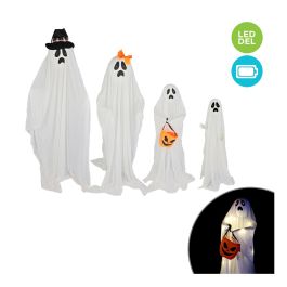 Famille de 4 fantômes lumineux LED