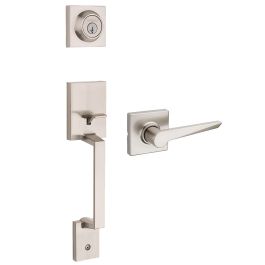Clenche d'entrée nickel satiné Amador Tristan
