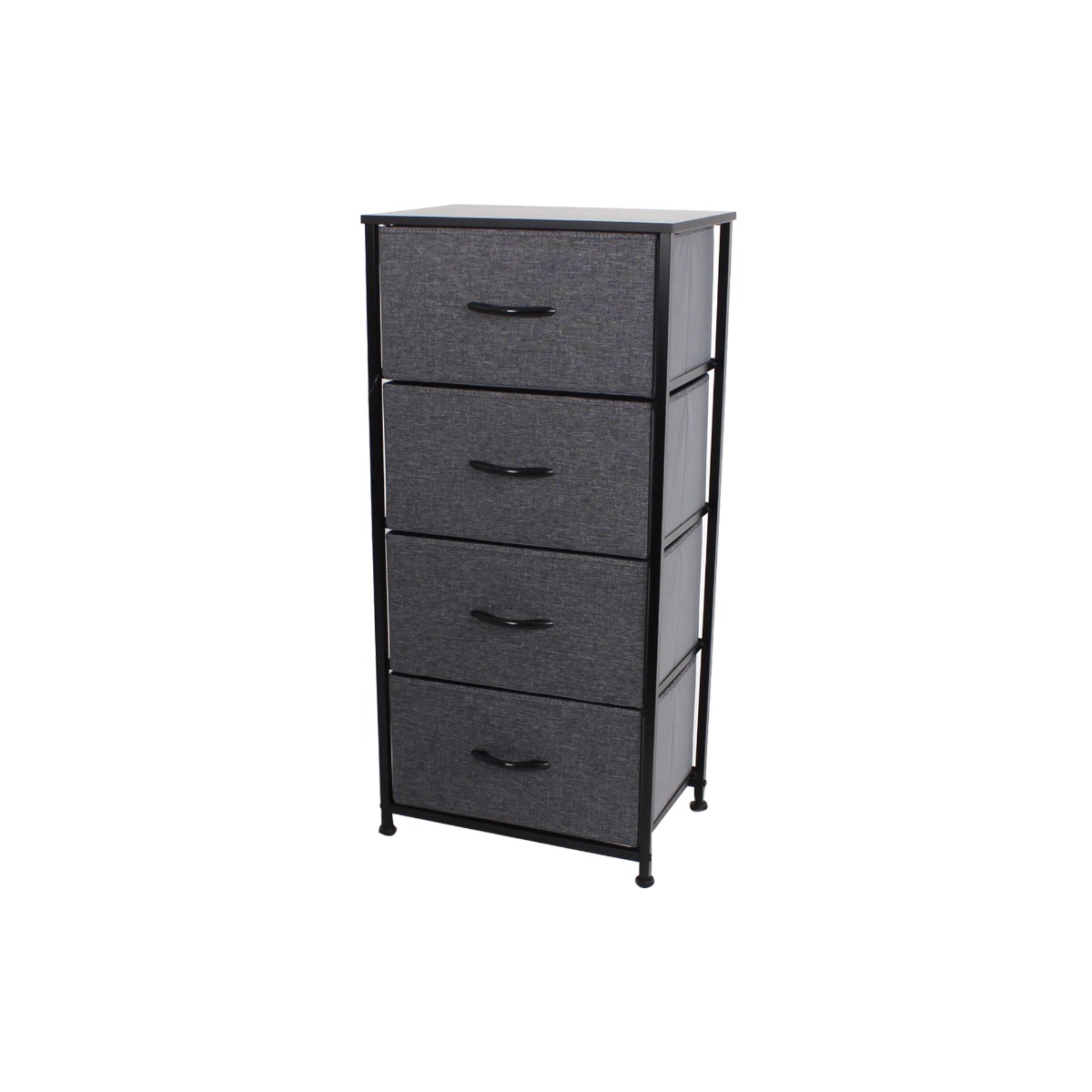 Class'box 4 Tiroirs Bleu - Rangeur Bureau A4 En Polystyrène Recyclé