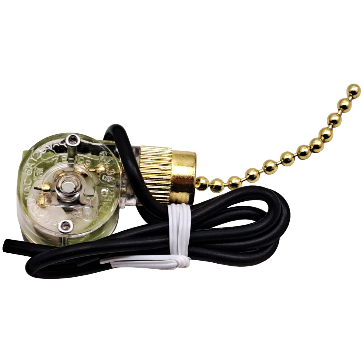 Interrupteur en laiton pour luminaire de ventilateur de plafond