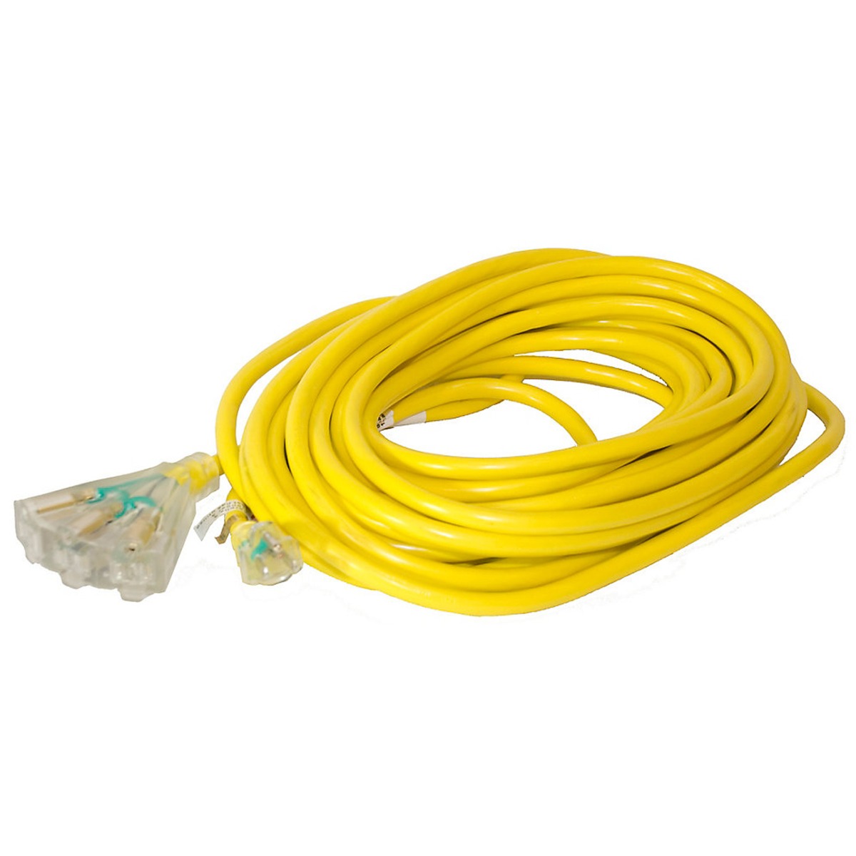 WOODS Rallonge extérieure en PVC, 12/3, 15 A, 100', jaune 1699SW0002