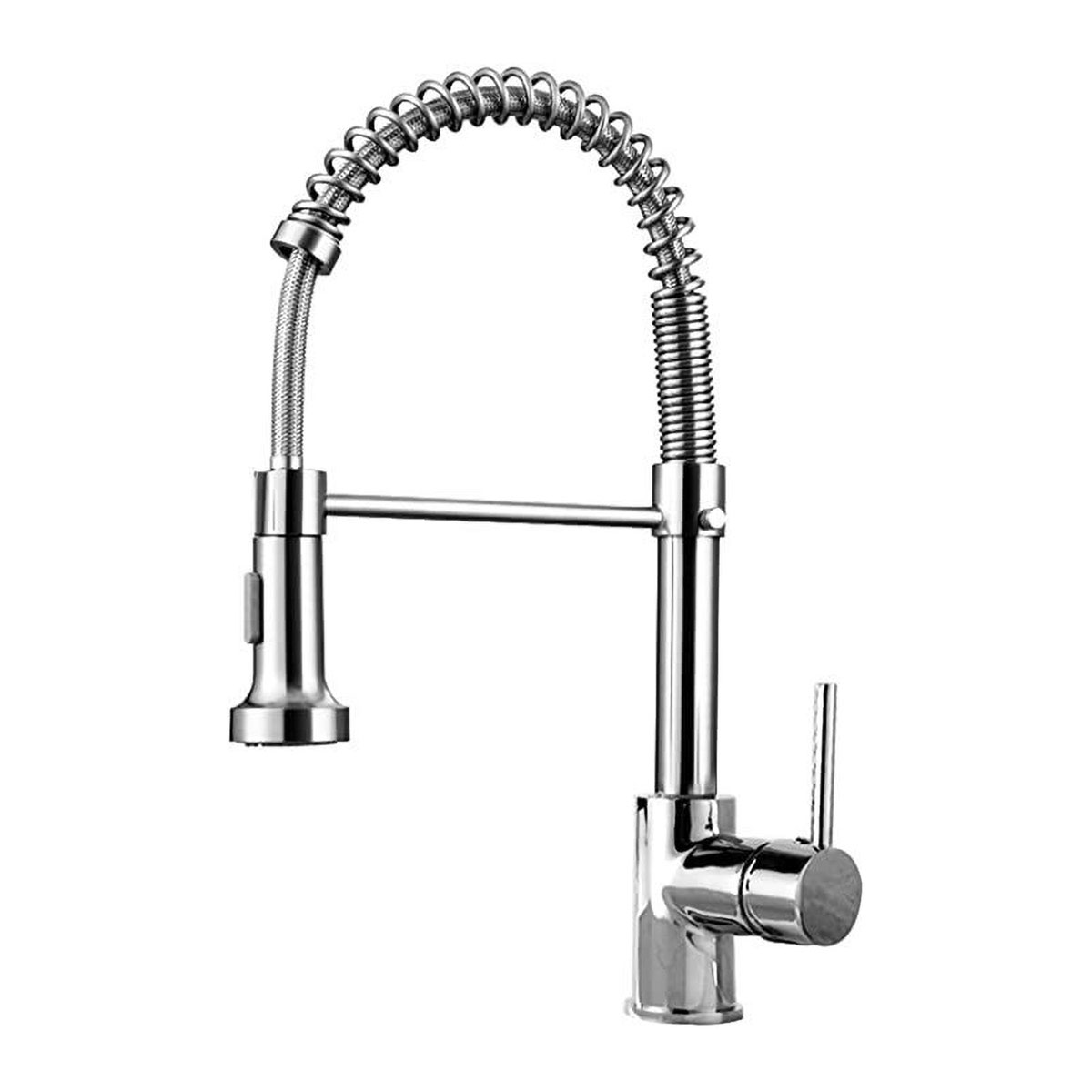 Robinet De Cuisine HUDOR Erymanthe 705 Chromé - Mitigeur à Tête Amovible, économie D'eau, Homologué CSA