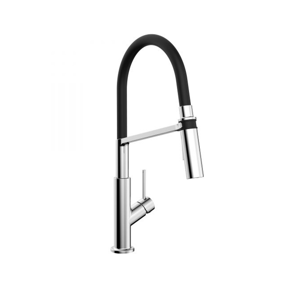 robinet de cuisine magno chrome et noir materio