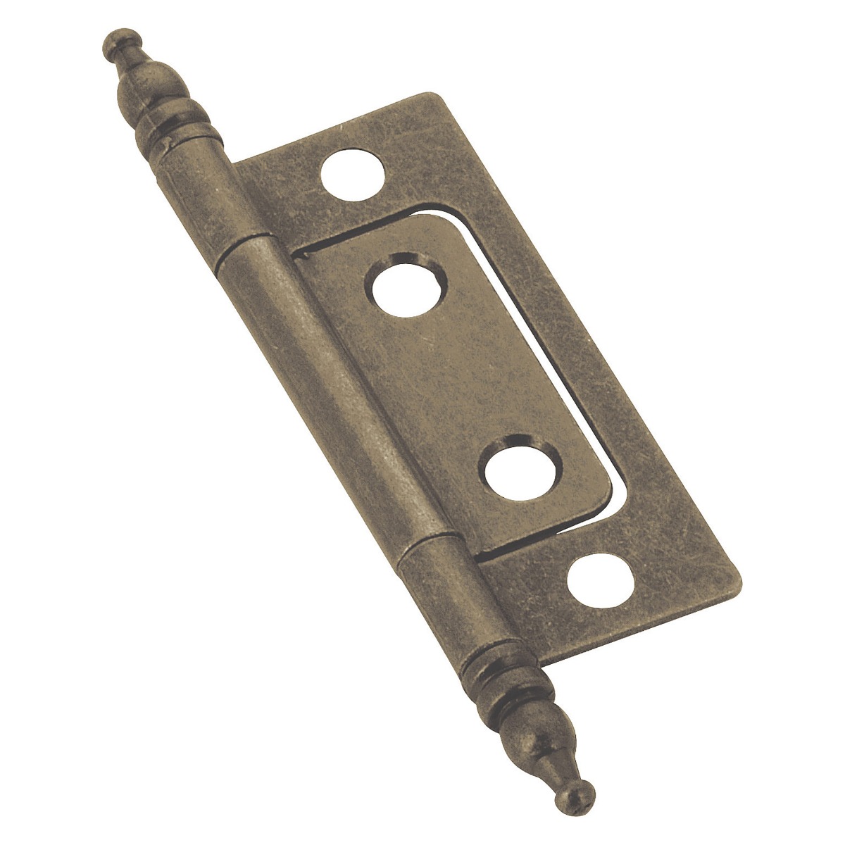 Penture classique pliante en métal 2 po laiton antique