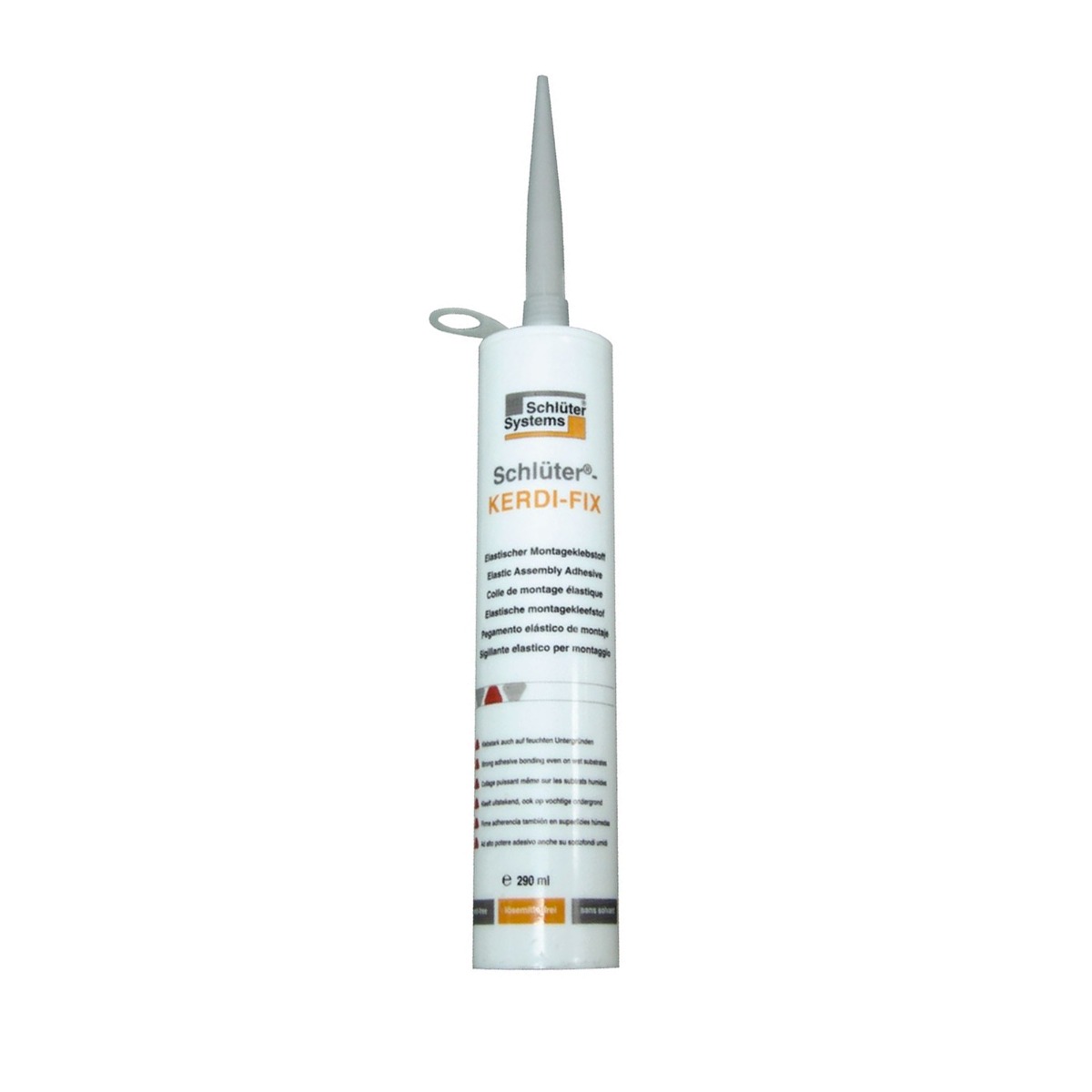 Colle en polymère silicone gris Kerdi-Fix