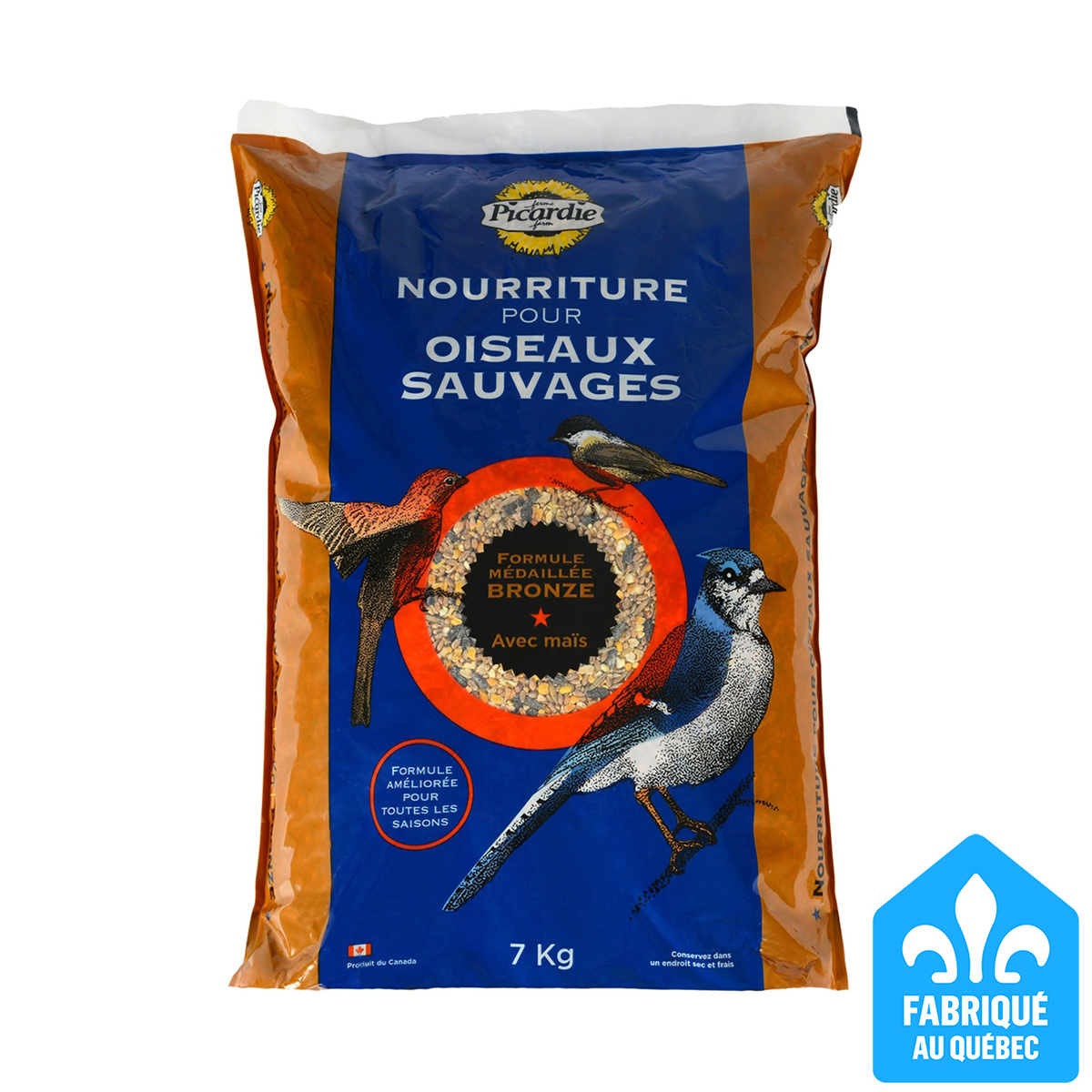 MeinWildvogel Vital Basic Nourriture Pour Oiseaux Sauvages 15 Kg