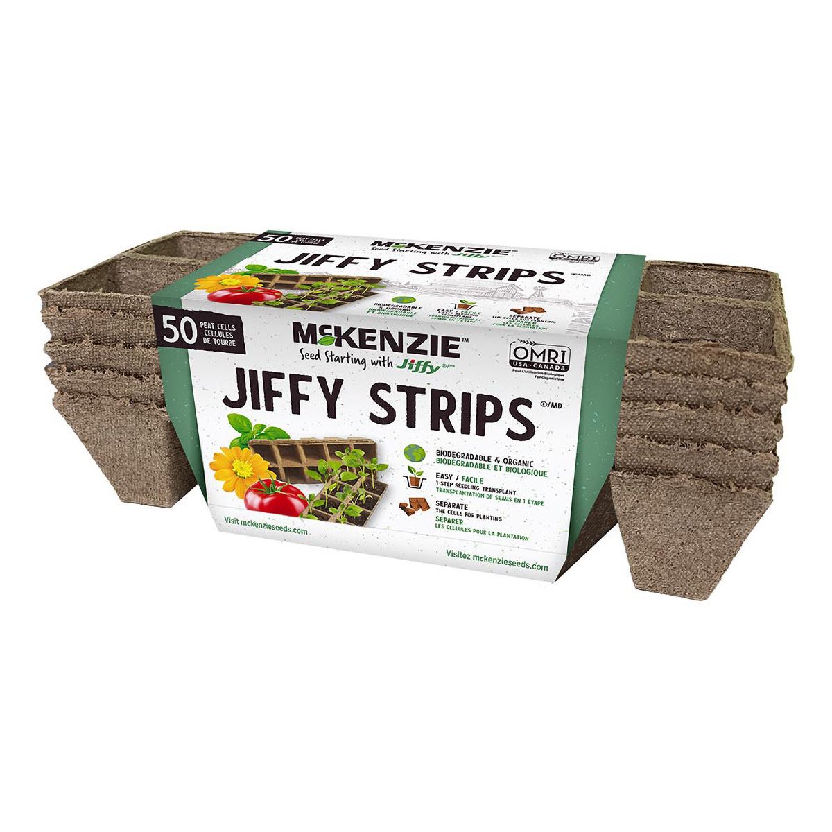 Ensemble de cellules pour la plantation Jiffy Matério