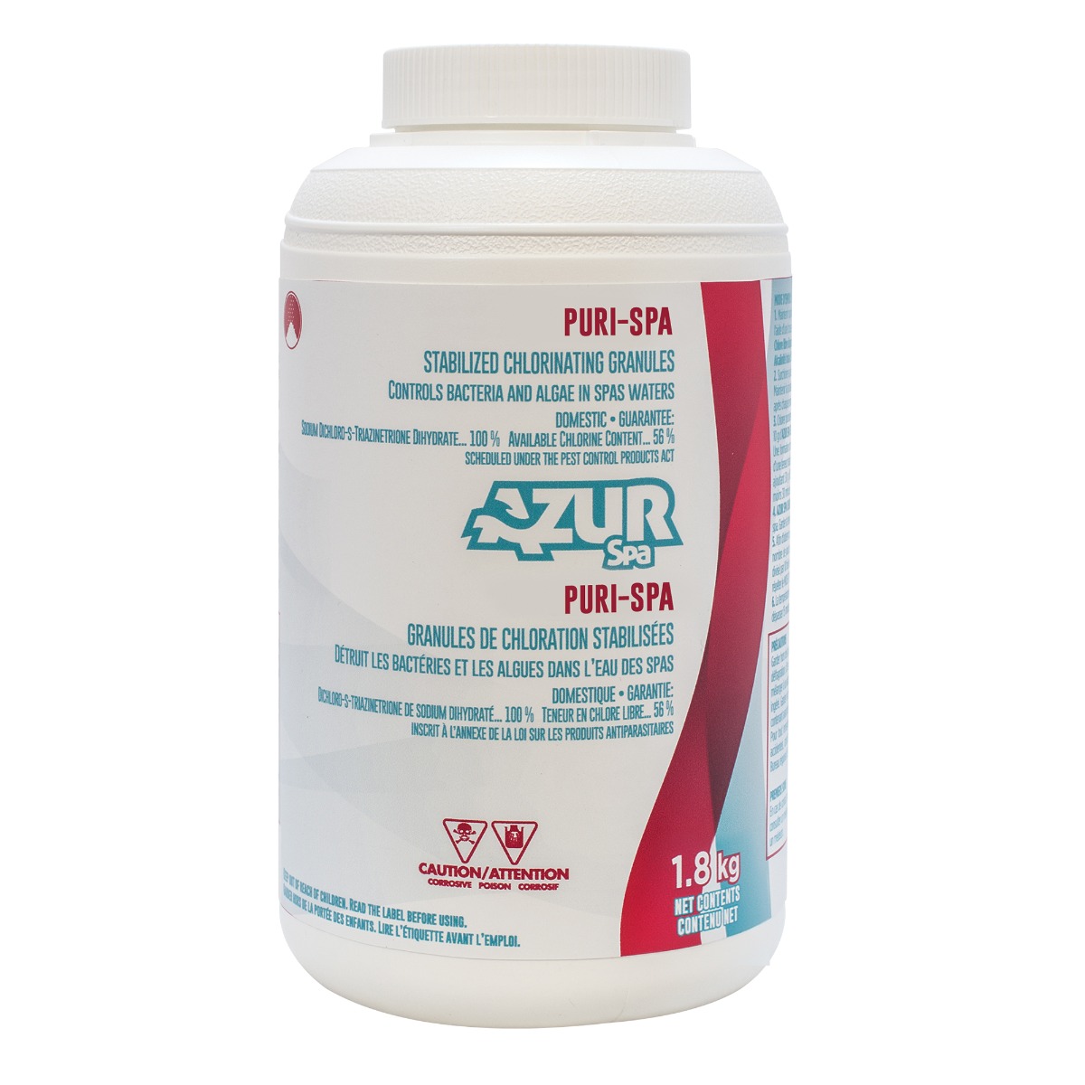 PURI-SPA granules de chloration stabilisées