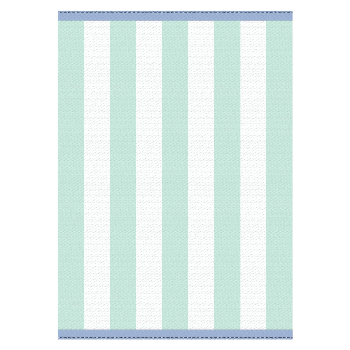 Tapis extérieur turquoise en polypropylène
