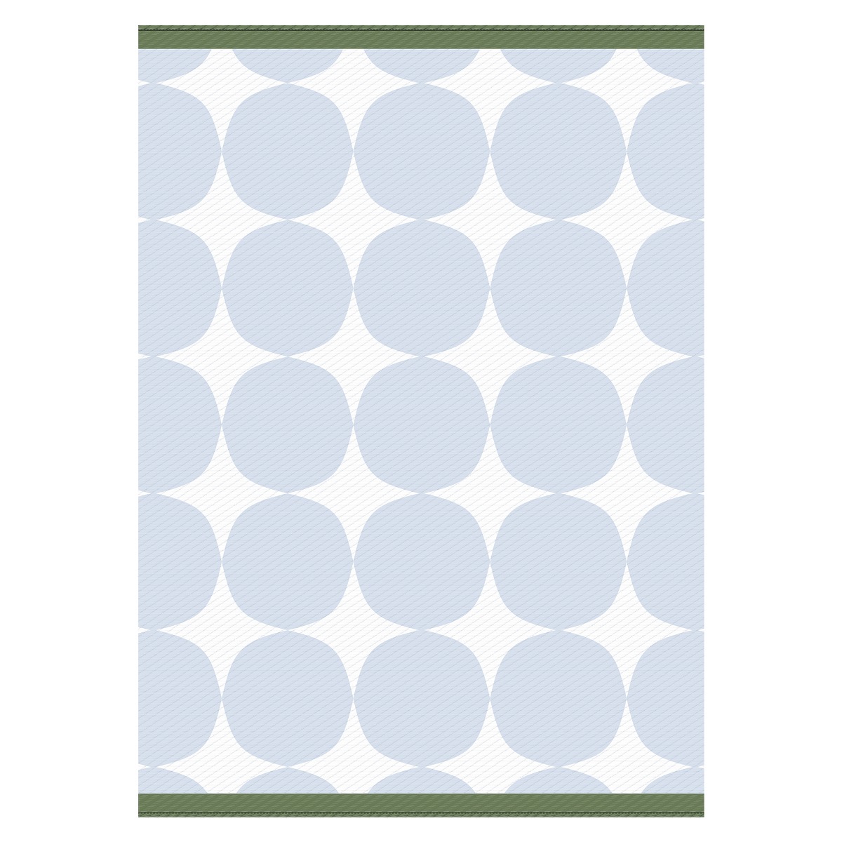 Tapis extérieur géo bleu en polypropylène