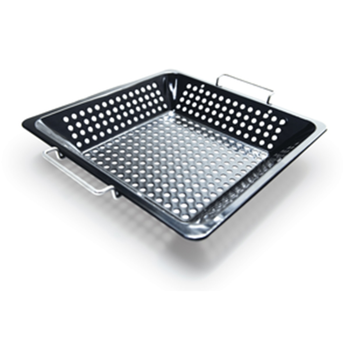 Wok en acier inoxydable pour le barbecue